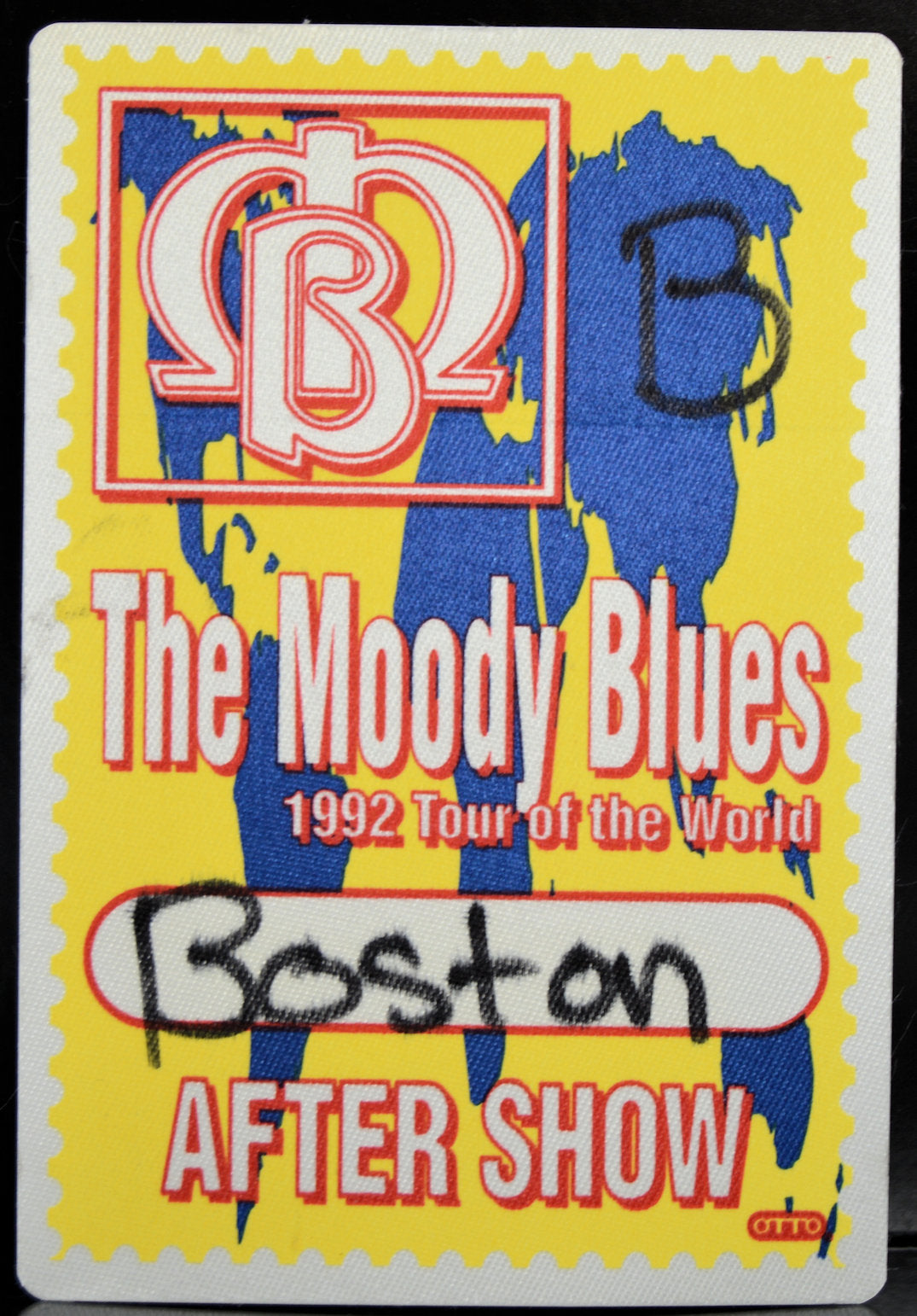 Moody Blues - 1992 Backstage Pass & Ticket