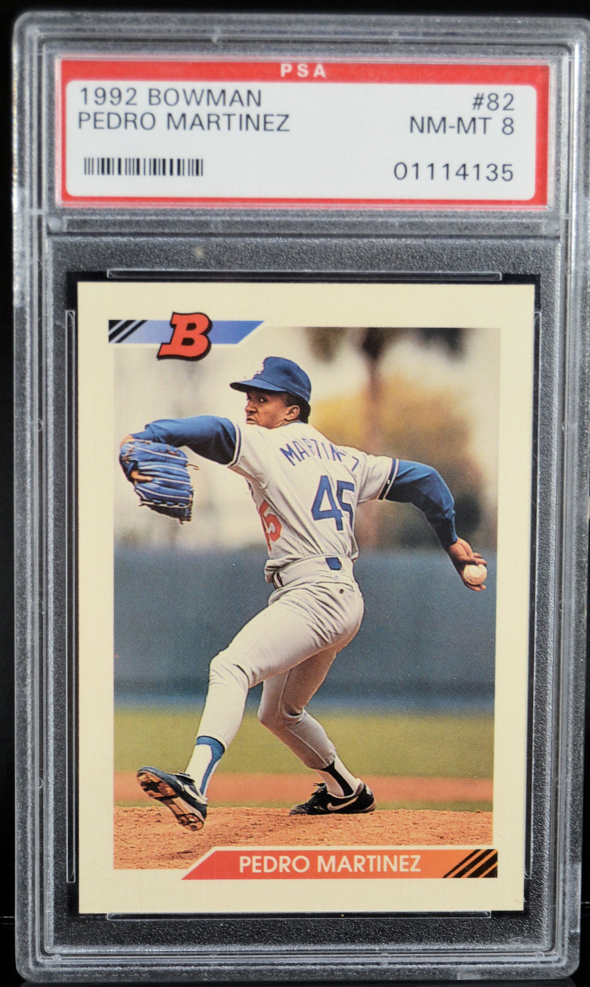 Martinez, Pedro - 1992 Bowman PSA