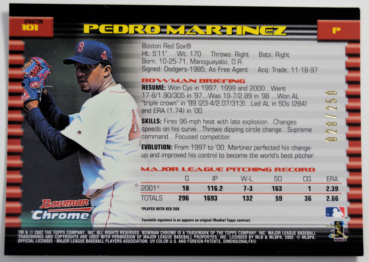 Martinez, Pedro - 2002 Bowman Xfractor