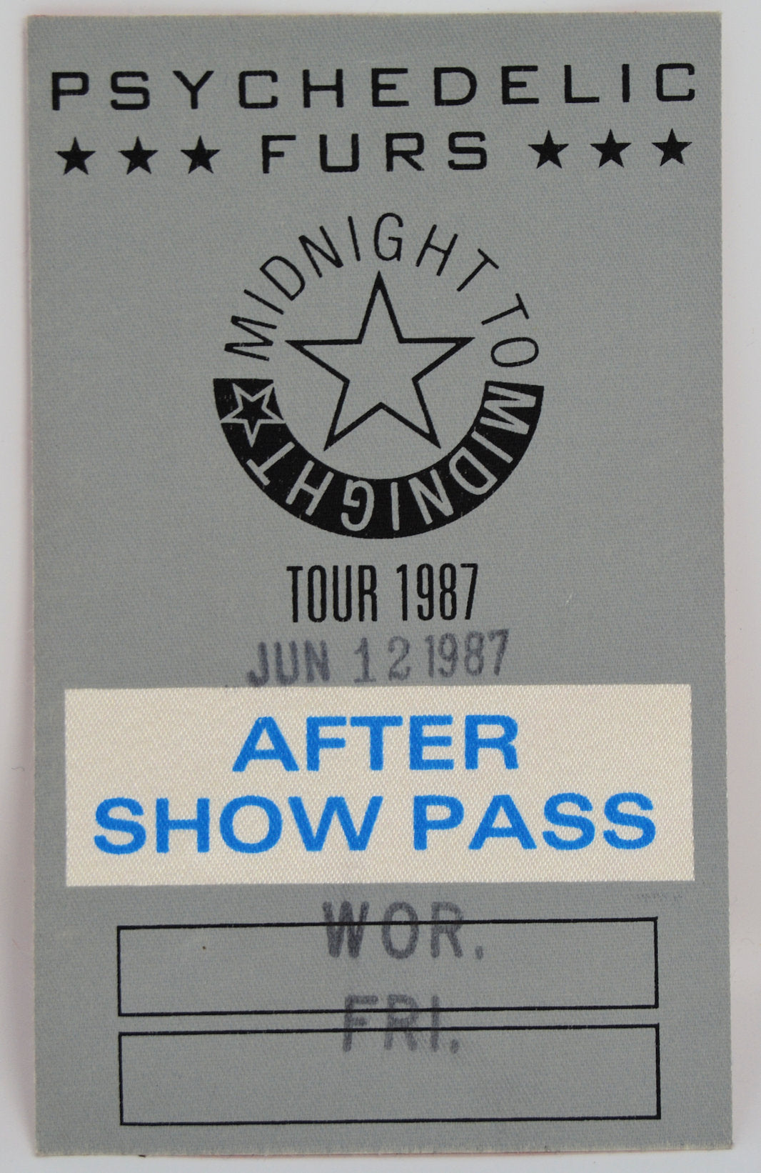 Psychedelic Furs - Backstage Pass 1987