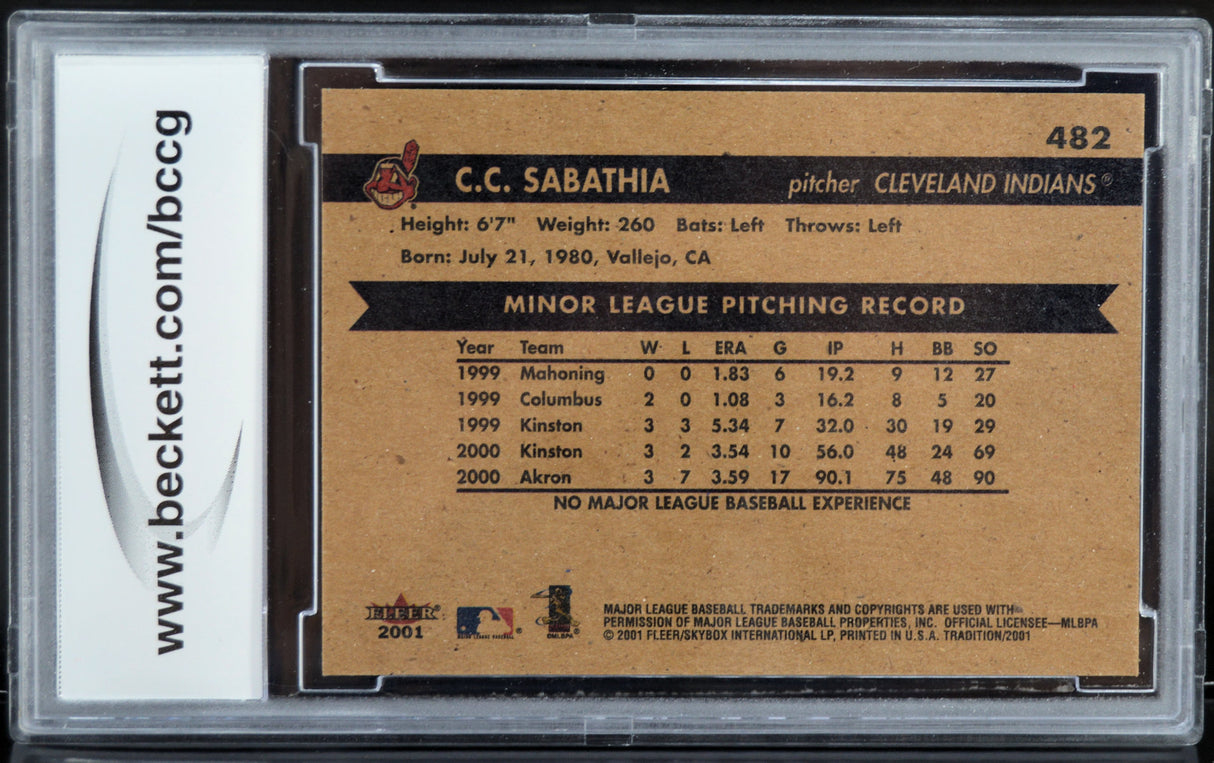 Sabathia, C.C. - 2001 Fleer Tradition RC