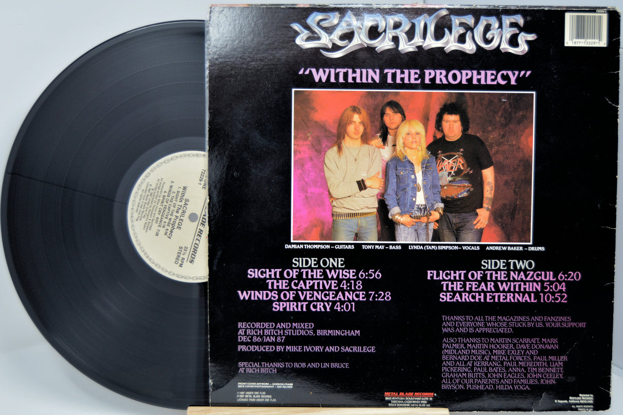 Sacrilege – Within The Prophecy