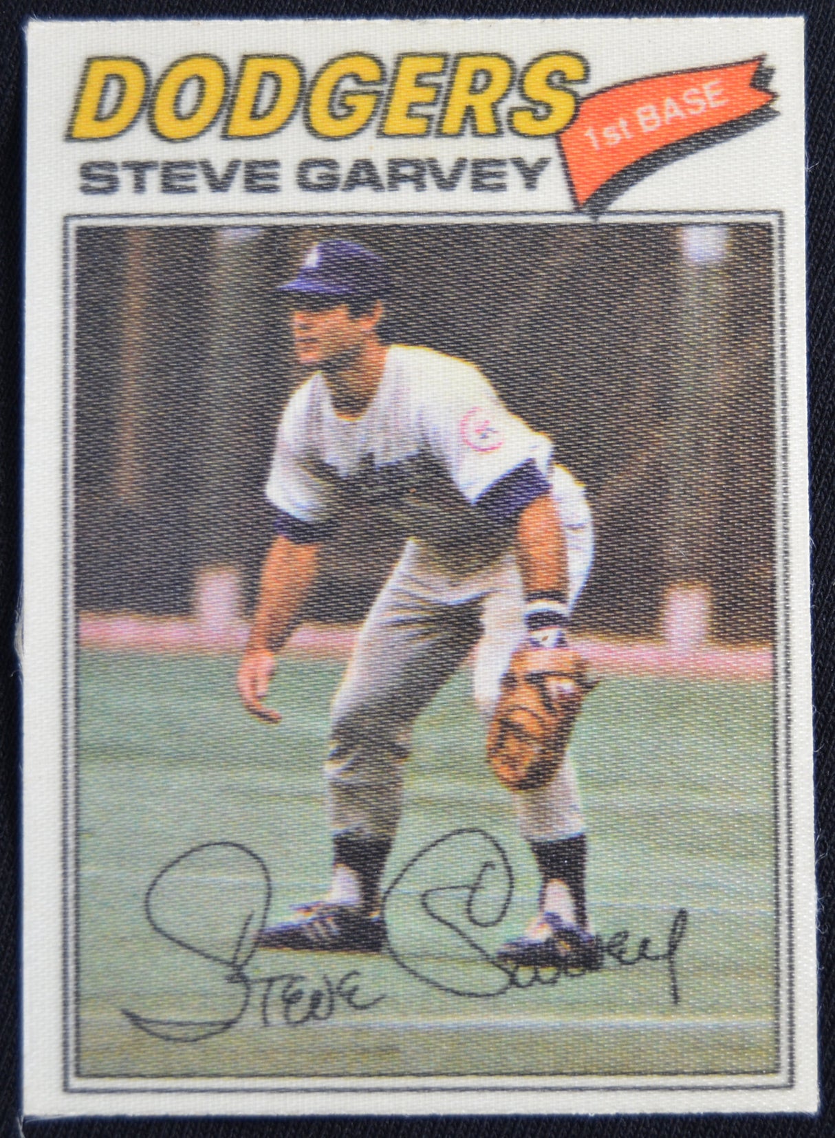 Garvey, Steve - 1977 Topps Cloth Sticker