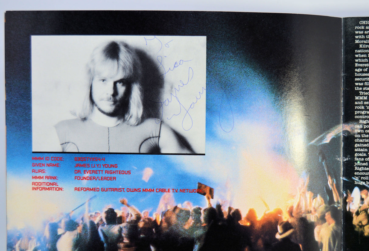 Styx - Fully Signed Kilroy Tour Program