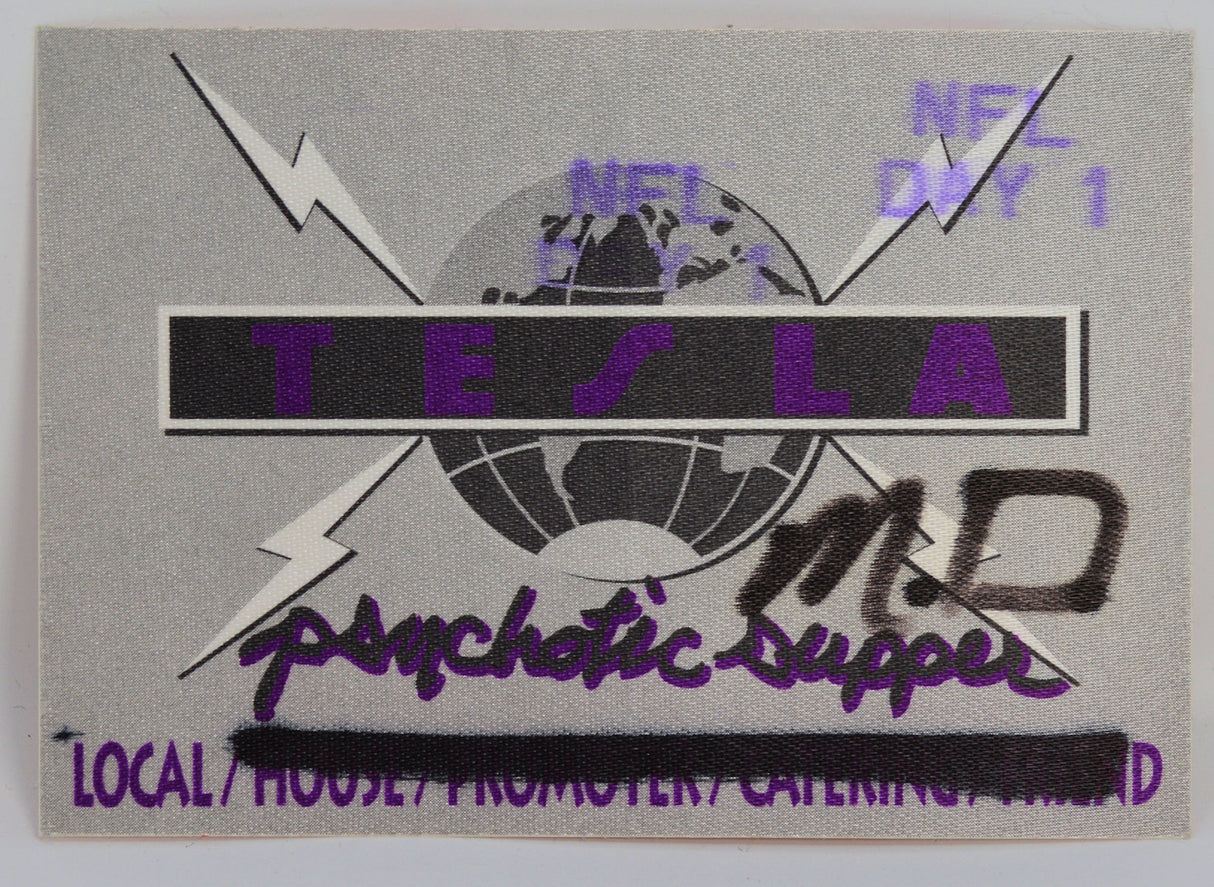 Tesla - Psychotic Supper Backstage Pass