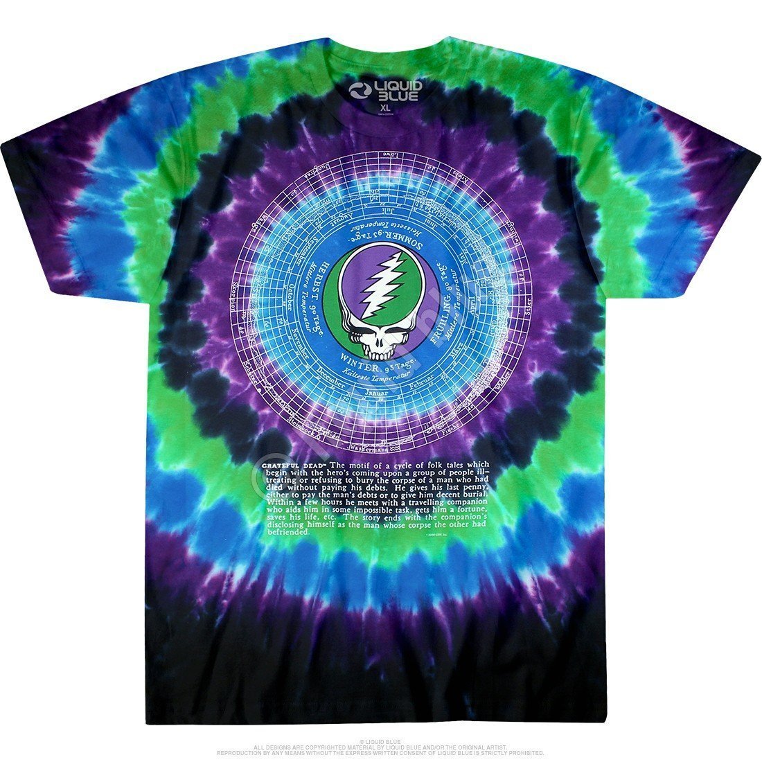 Grateful Dead - SYF Calendar - X-Large