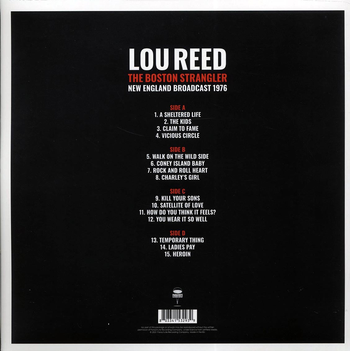Reed, Lou - The Boston Strangler