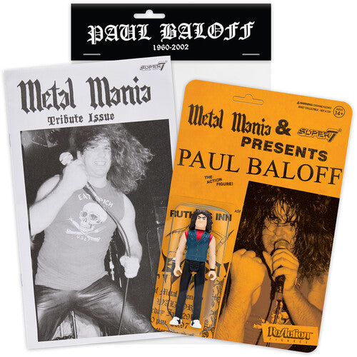 Exodus - Paul Baloff ReAction Figure - Metal Mania Fanzine Bundle