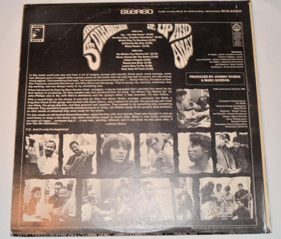 5th Dimension - Go Where You Wanna Go