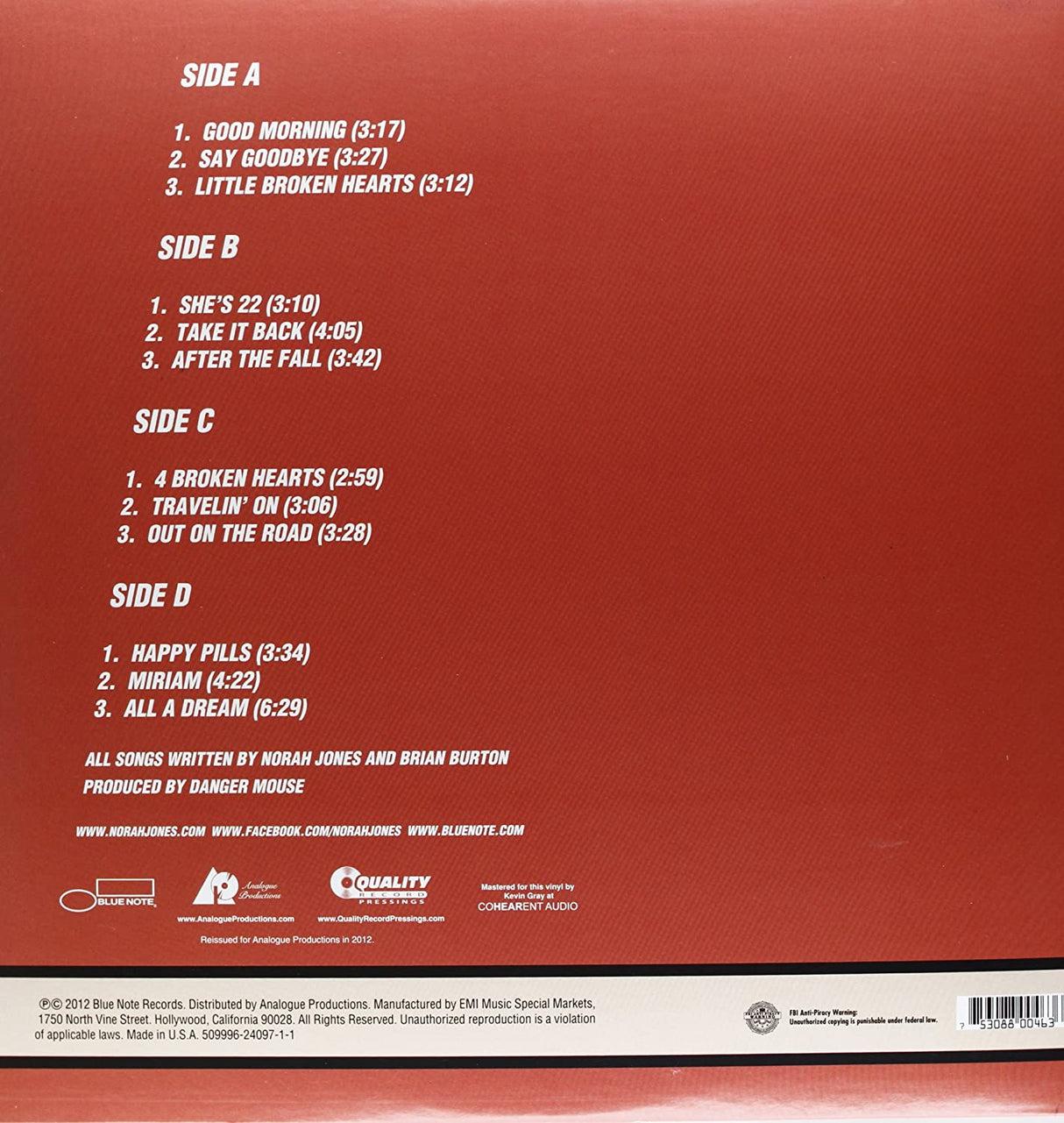 Jones, Norah - Little Broken Hearts