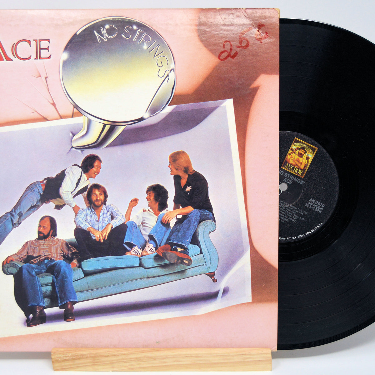 Ace No Strings Attached, vinyl Record Album LP, Paul Carrack Joe's