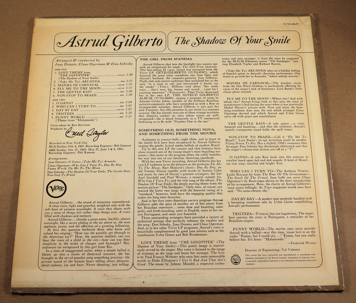 Gilberto, Astrud - The Shadow Of Your Smile