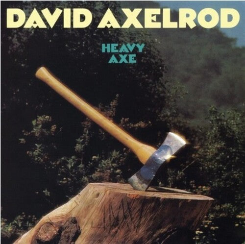 The product image features the album cover of "Heavy Axe" by David Axelrod, showcasing a silver axe driven into a wooden stump, with a green and orange blurred background.