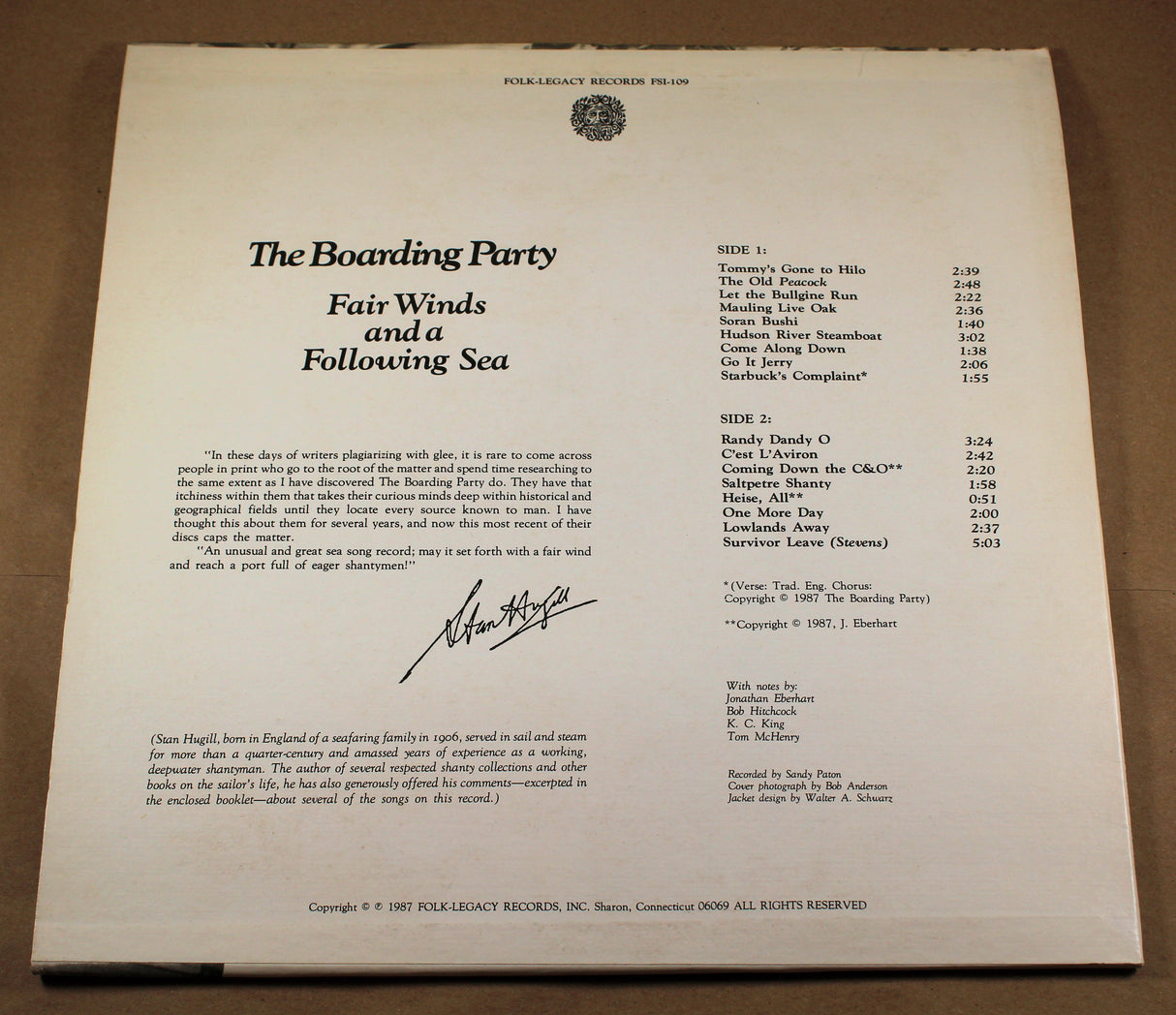 Boarding Party, The - Fair Winds And A Following Sea