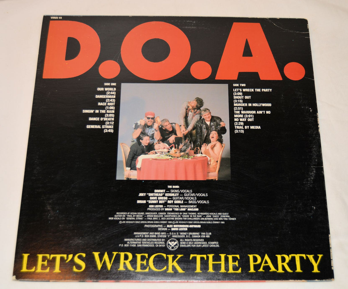 D.O.A. - Let's Wreck The Party