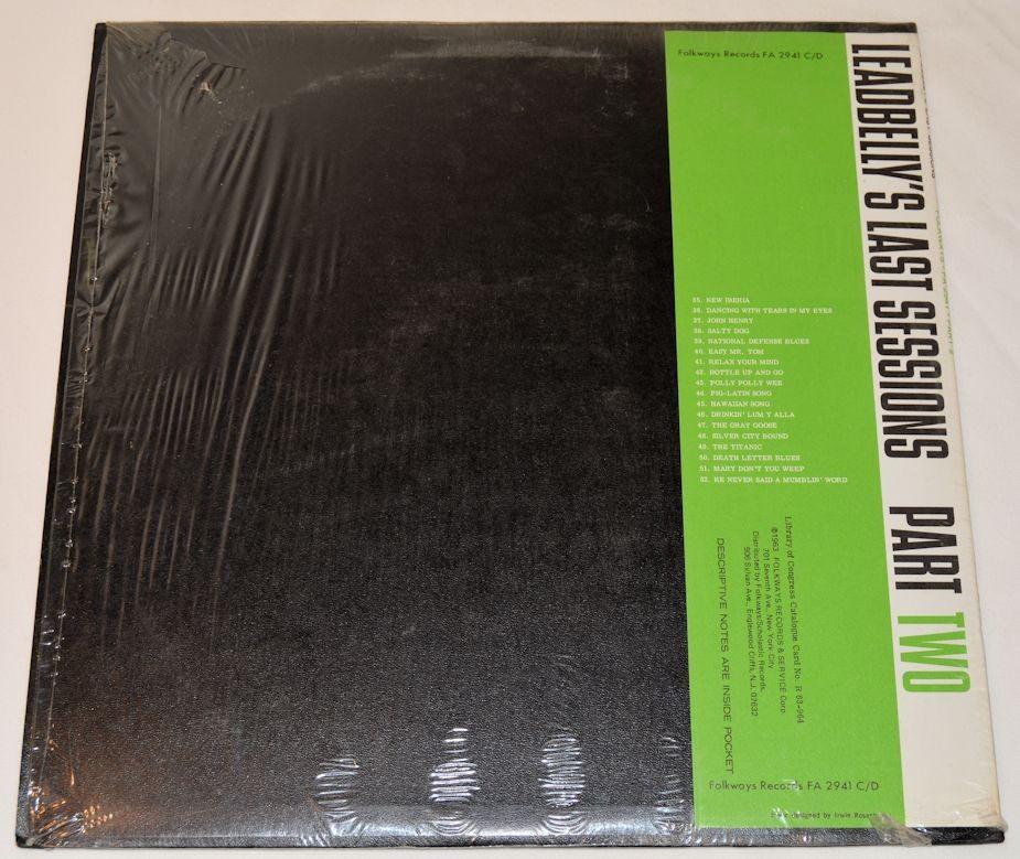 Leadbelly - Last Sessions