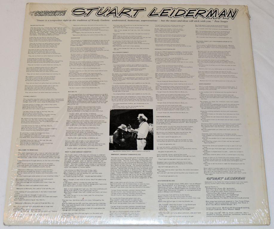 Leiderman, Stuart - Songs Of Conscience