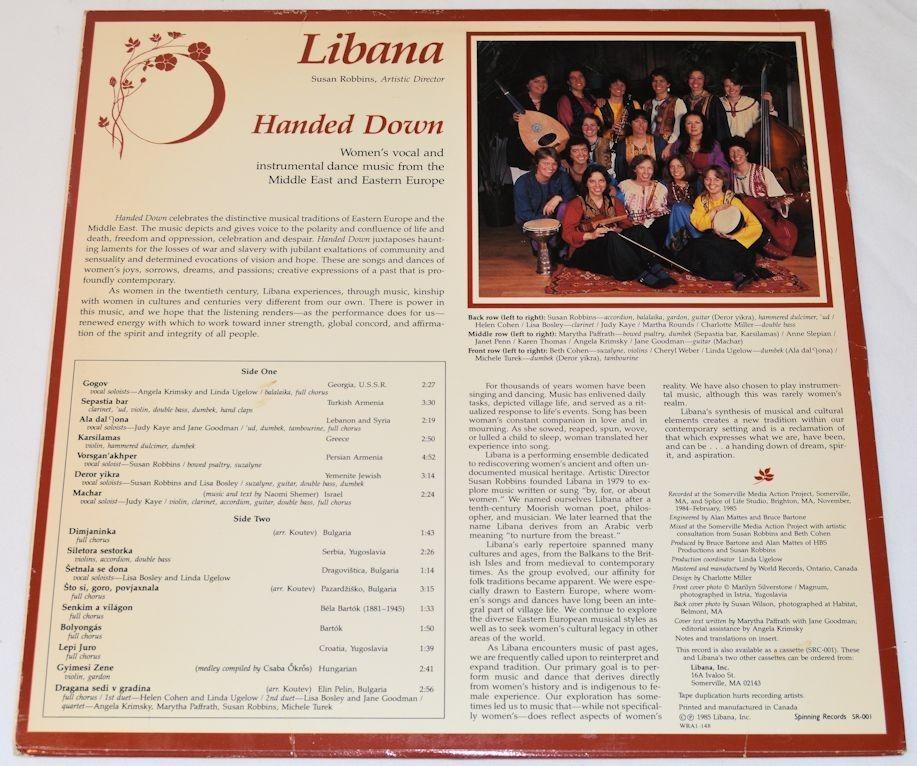 Libana - Handed Down