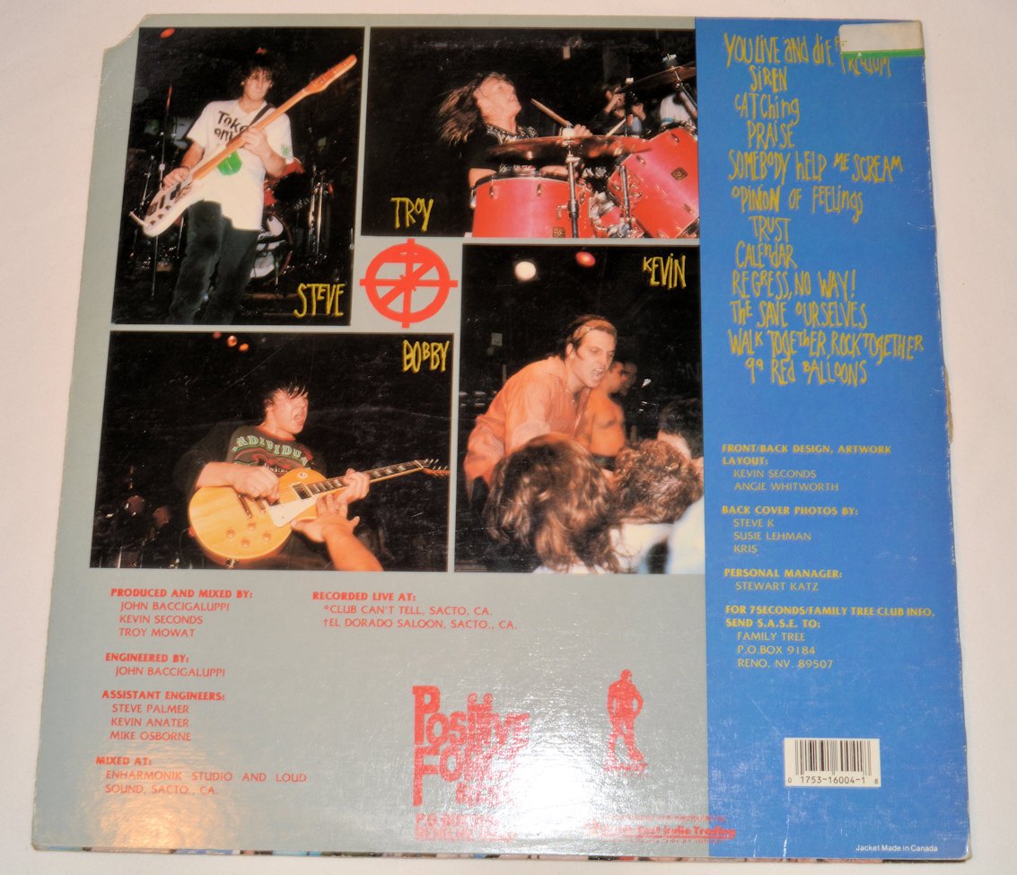 7 Seconds - Live! One Plus One