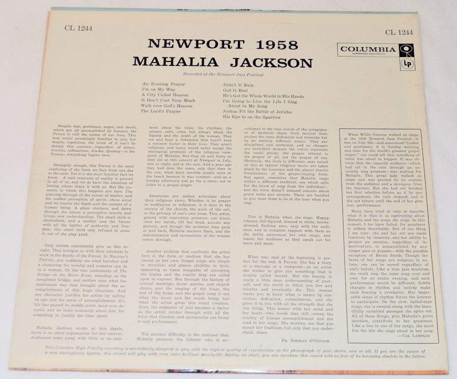 Jackson, Mahalia - Newport 1958