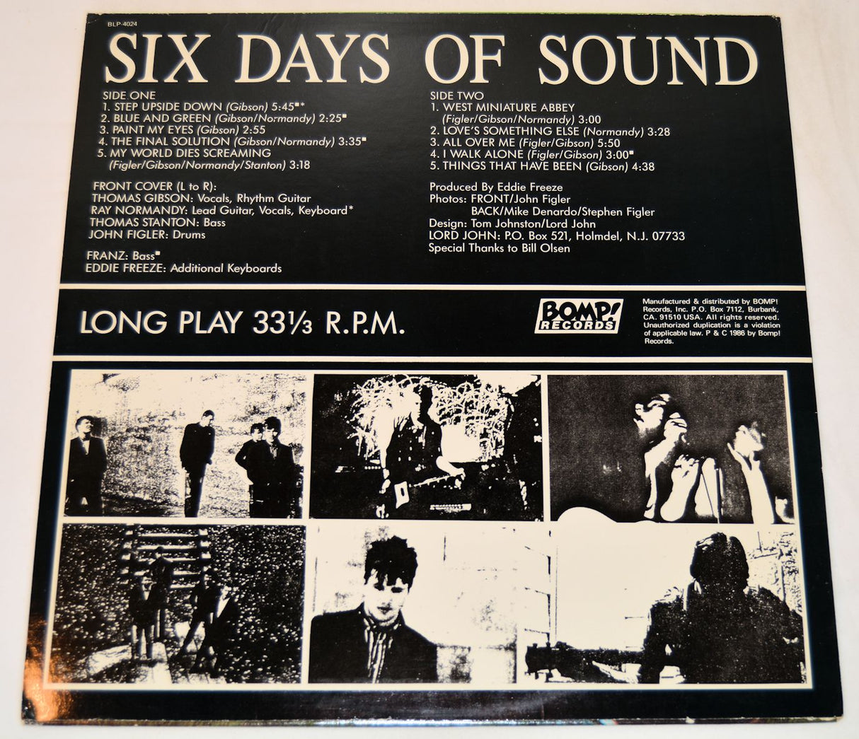 Lord John - Six Days Of Sound