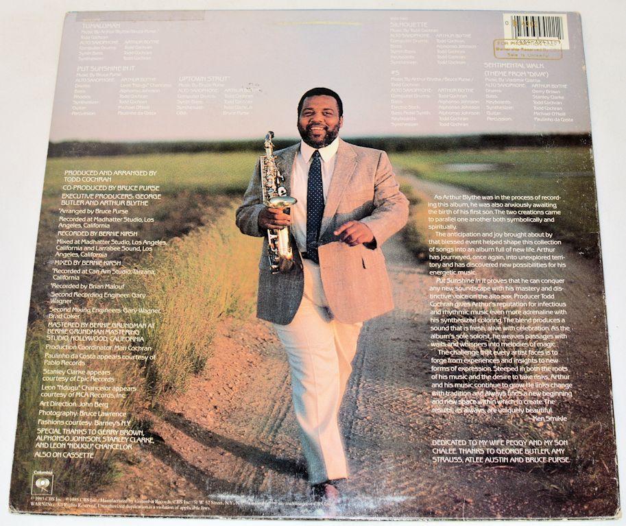 Blythe, Arthur - Put Sunshine In It