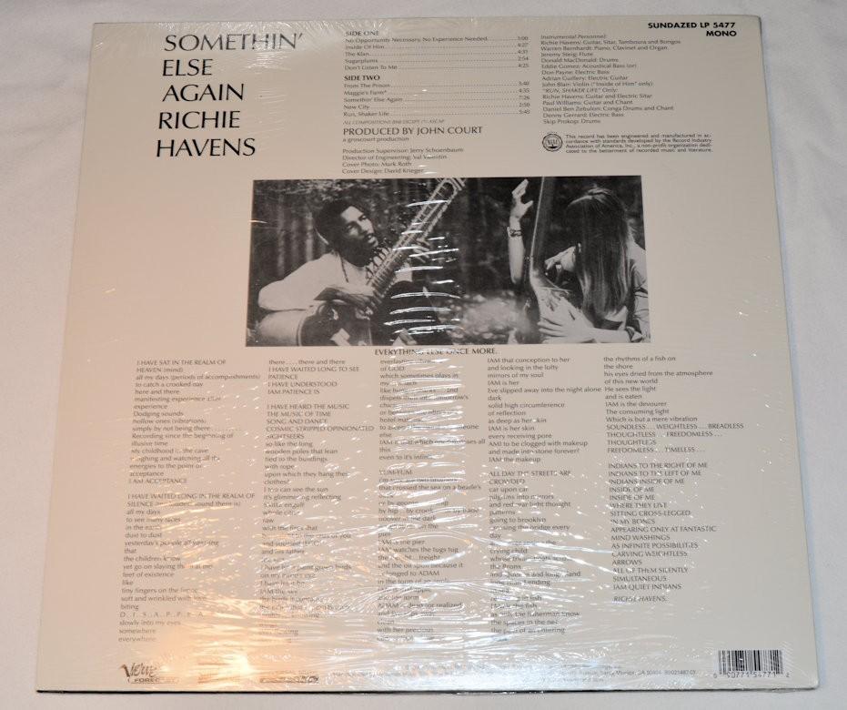 Havens, Richie - Something Else Again