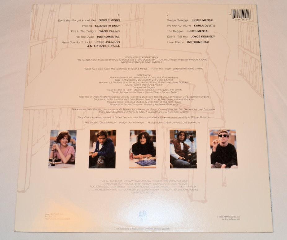 Breakfast Club, The - Soundtrack