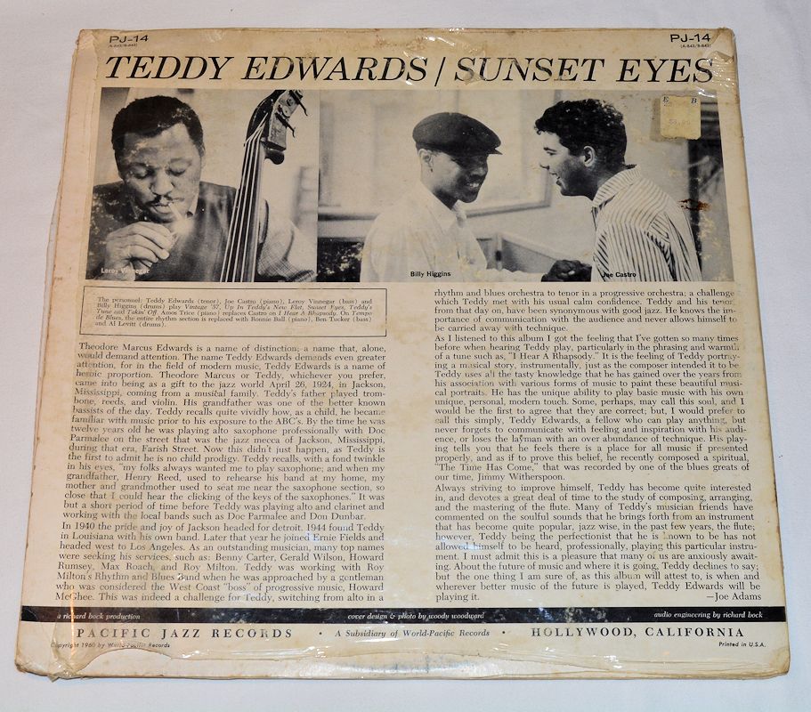 Edwards, Teddy - Sunset Eyes