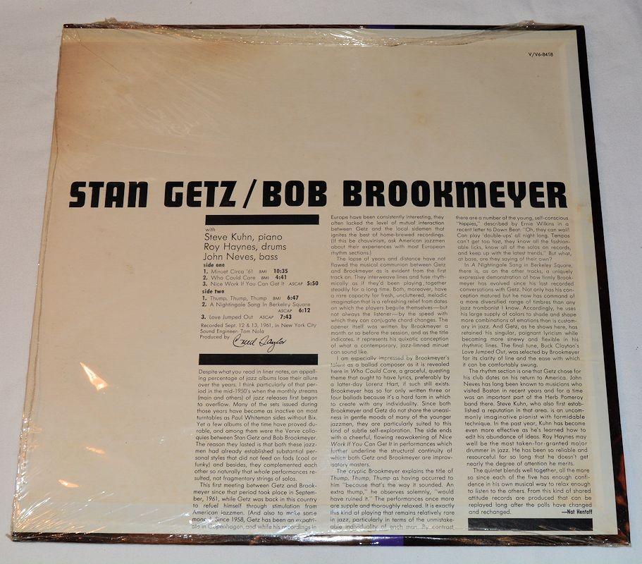 Getz/Brookmeyer - Fall 1961