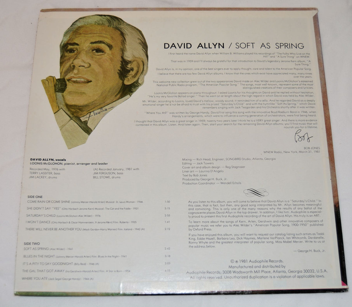 Allyn, David - Soft As Spring