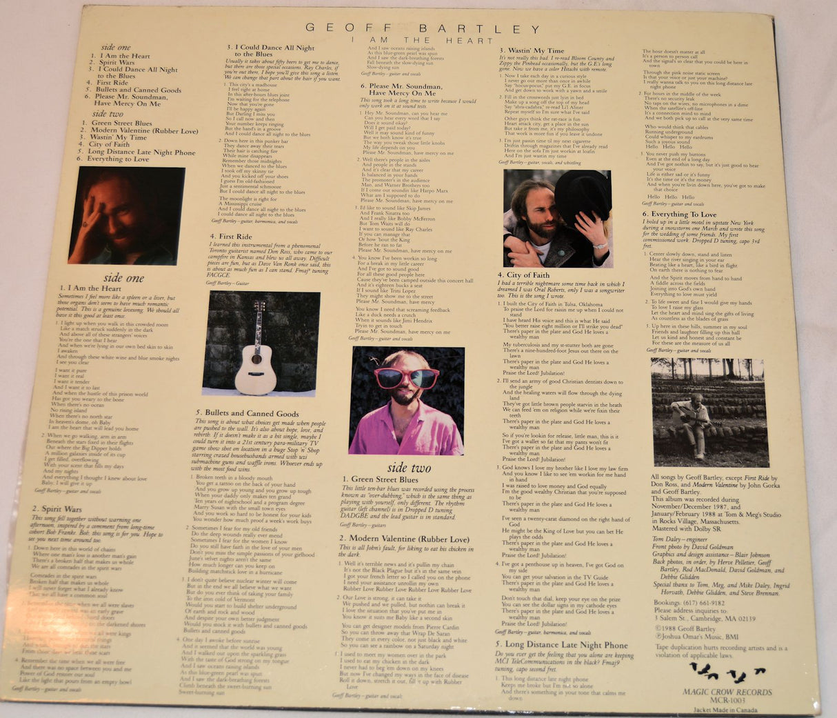 Bartley, Geoff - I Am The Heart