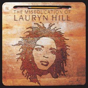 Vinyl record of the album 'The Miseducation of Lauryn Hill' by Lauryn Hill, featuring an artwork with a stylized image of Lauryn Hill's face.