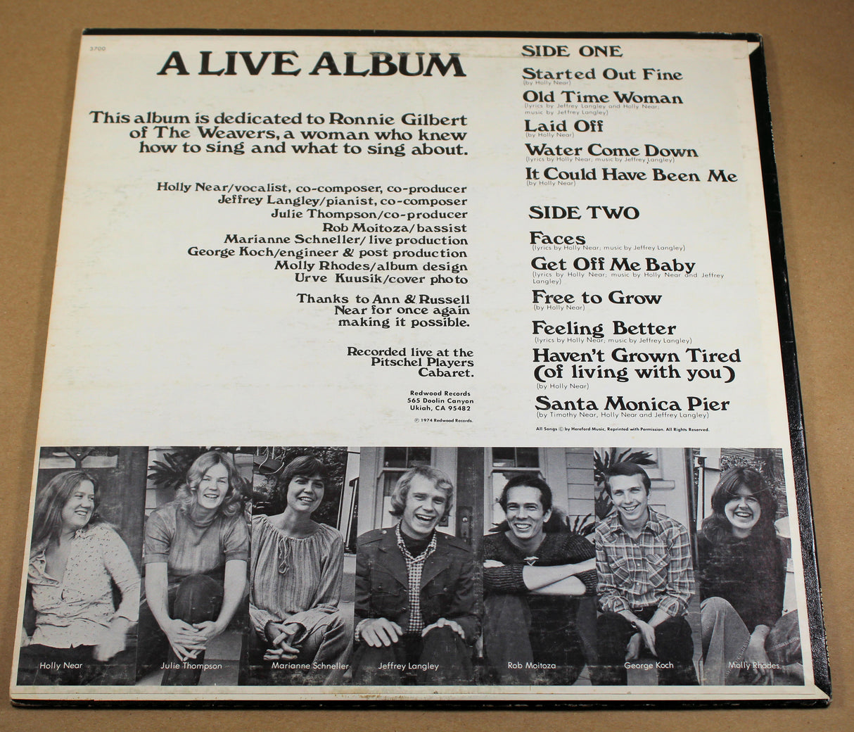 Near, Holly - A Live Album