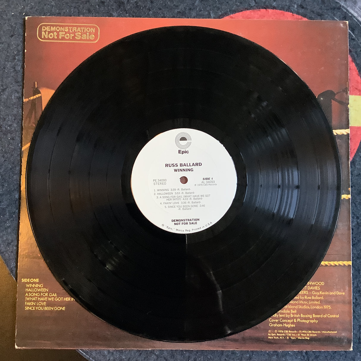 Ballard, Russ - Winning