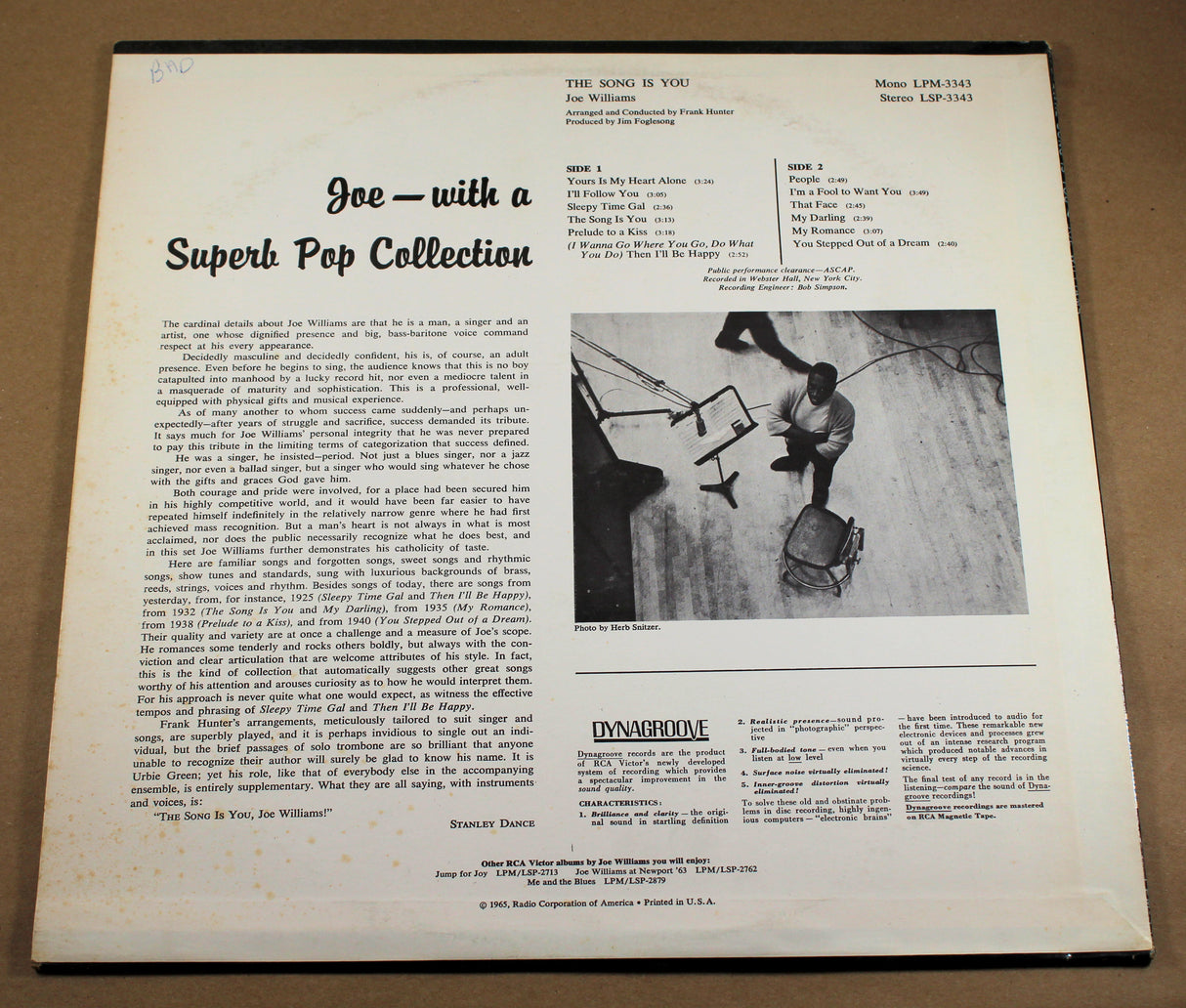 Williams, Joe - The Song Is You