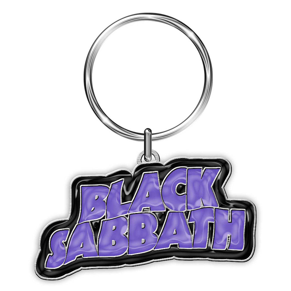 Black Sabbath - Keychain: Wavy Logo