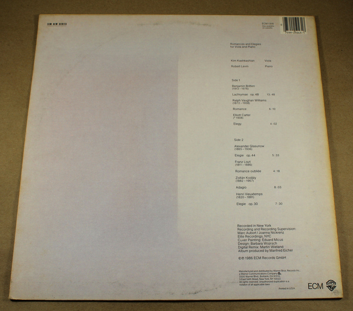 Kashkashian, Kim - Elegies