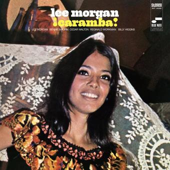 Album cover with a woman smiling, featuring text 'lee morgan saramba'.