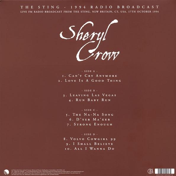 Crow, Sheryl - Sting 1994 Radio Broadcast