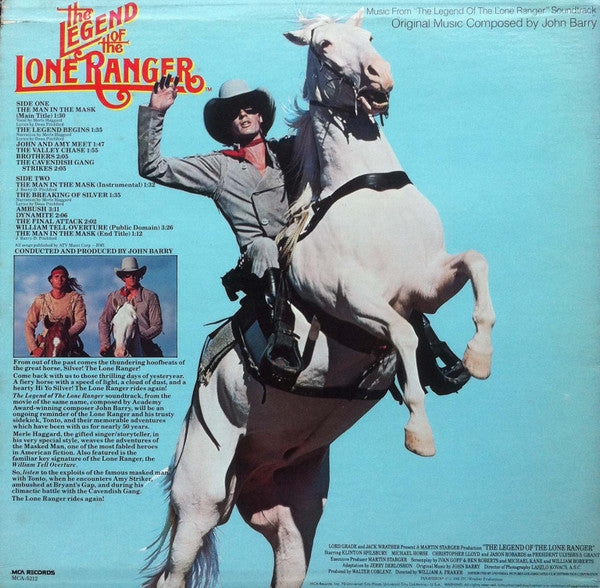 John Barry – The Legend Of The Lone Ranger (Music From The Original Motion Picture Soundtrack)