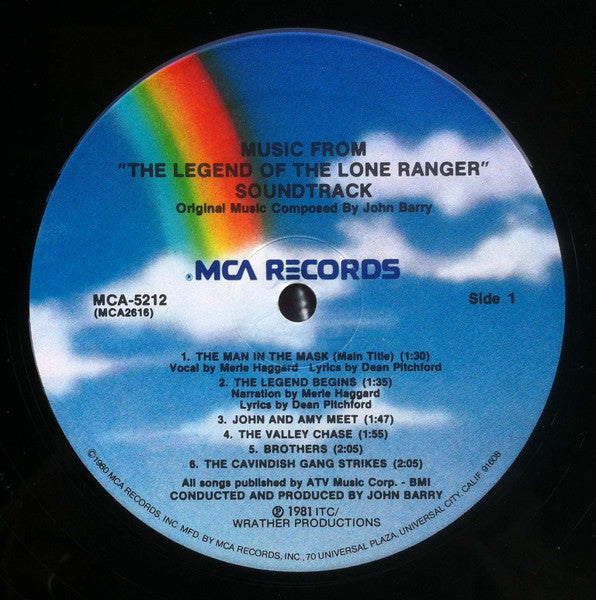 John Barry – The Legend Of The Lone Ranger (Music From The Original Motion Picture Soundtrack)