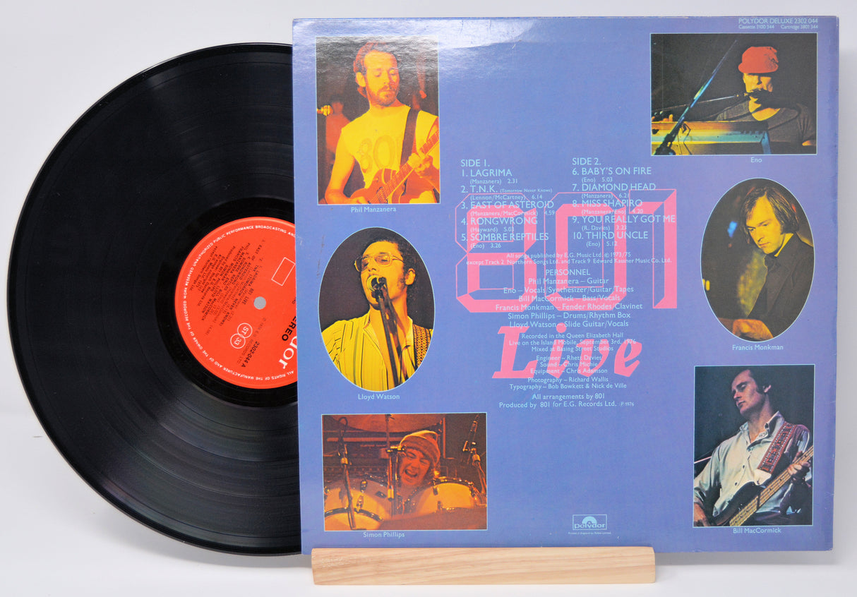 Manzanera, Eno - 801 Live