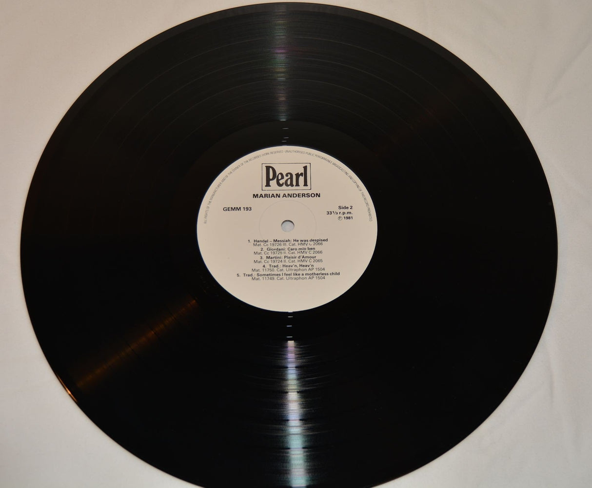 Anderson, Marian - Marian Anderson