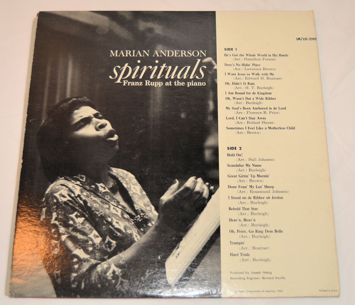 Anderson, Marian - He's Got The Whole World In His Hands