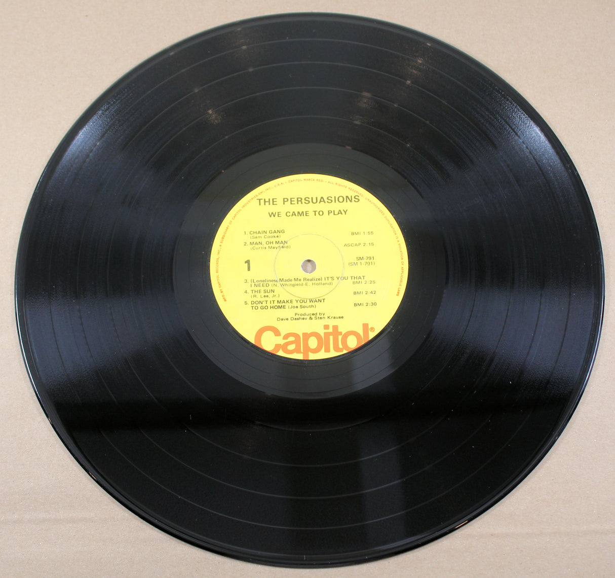 Persuasions, The - We Came To Play