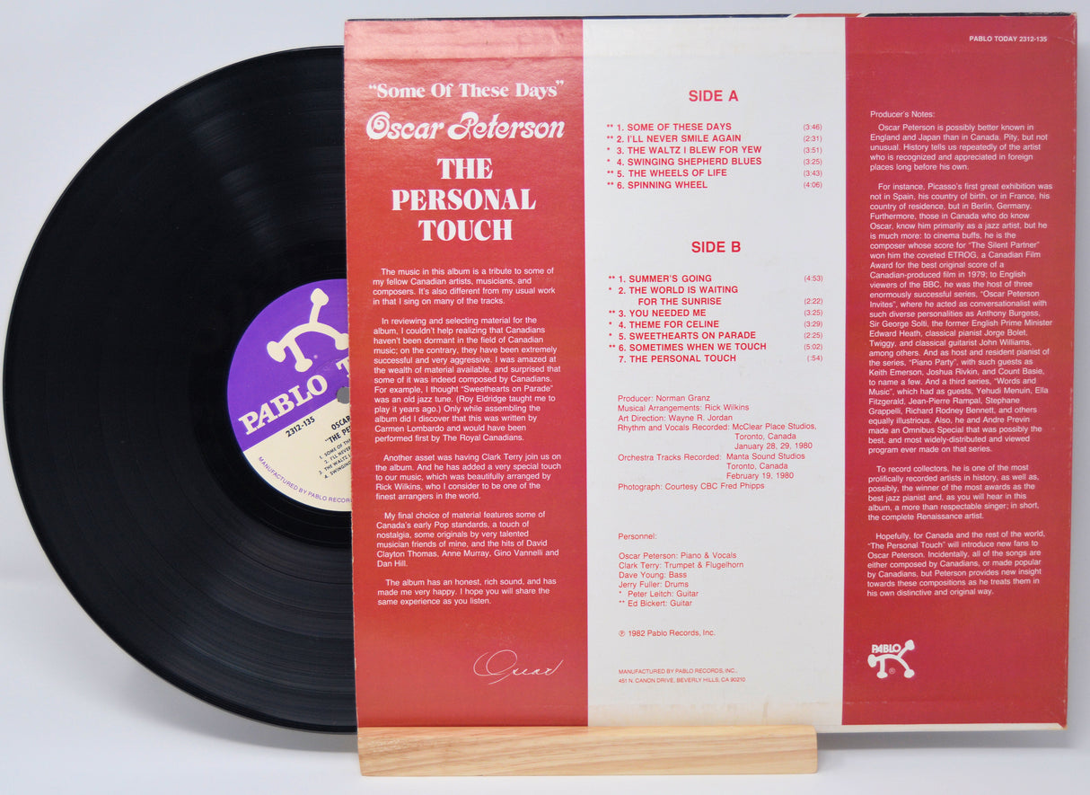 Peterson, Oscar - Personal Touch