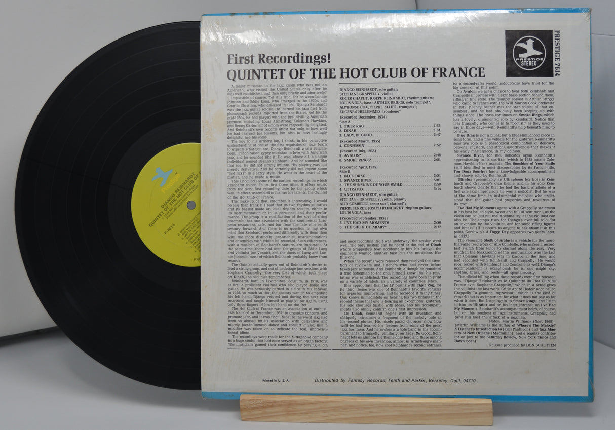 Reinhardt, Django - Quintet Hot Club of France