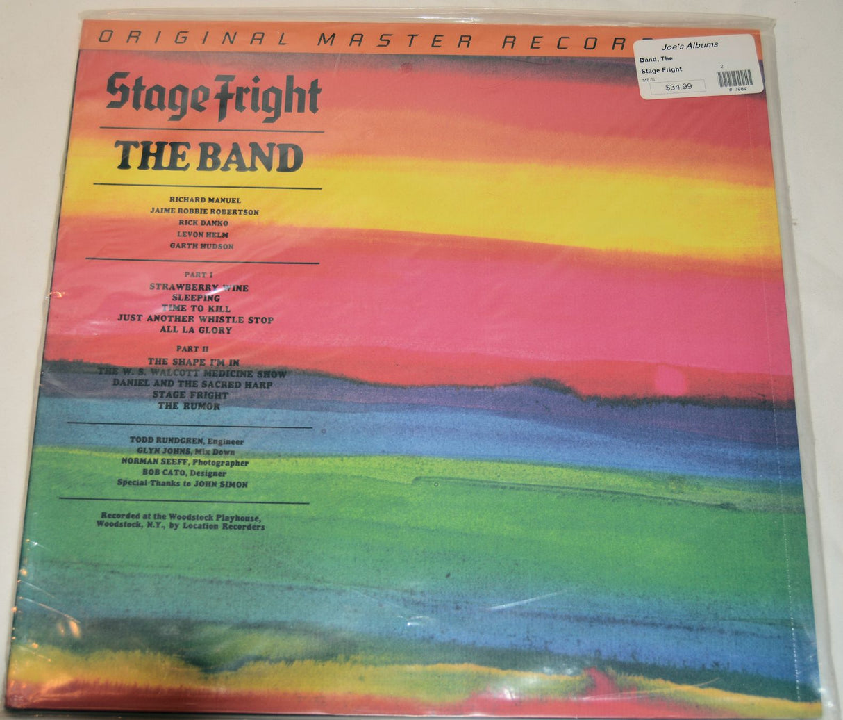 Band, The - Stage Fright