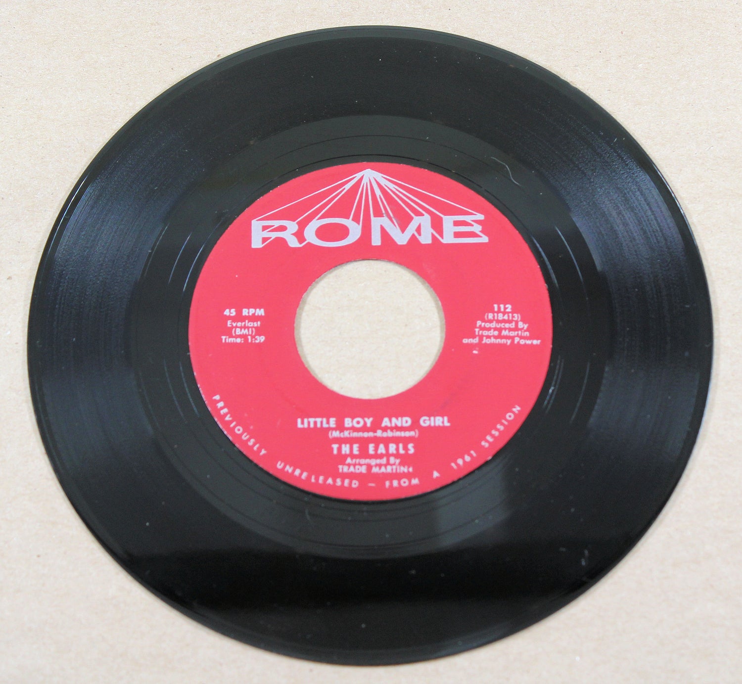Earls, The - Little Boy And Girl/Lost Love